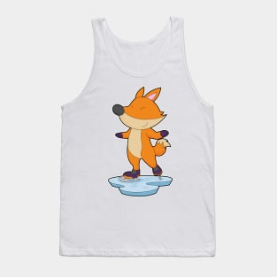 Fox Ice skating Ice skates Tank Top